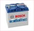 Аккумулятор Bosch 60Ah S4 Silver (1) 540A Asia 0092S40250 левый плюс