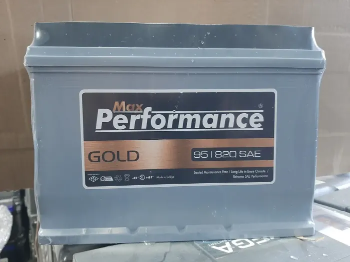 Акумулятор MAX PERFORMANCE GOLD Jp 6СТ-95Ah 820A R Автомобільний АКБ Кислотний Туреччина