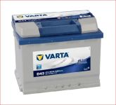 Акумуляторна батарея Varta Blue Dynamic 60 Ah (1) 540A (D43) 560127054