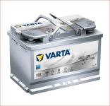 Гелевый аккумуляторр Varta AGM Silver Dynamic 70Ah 760A (E39) 570901076